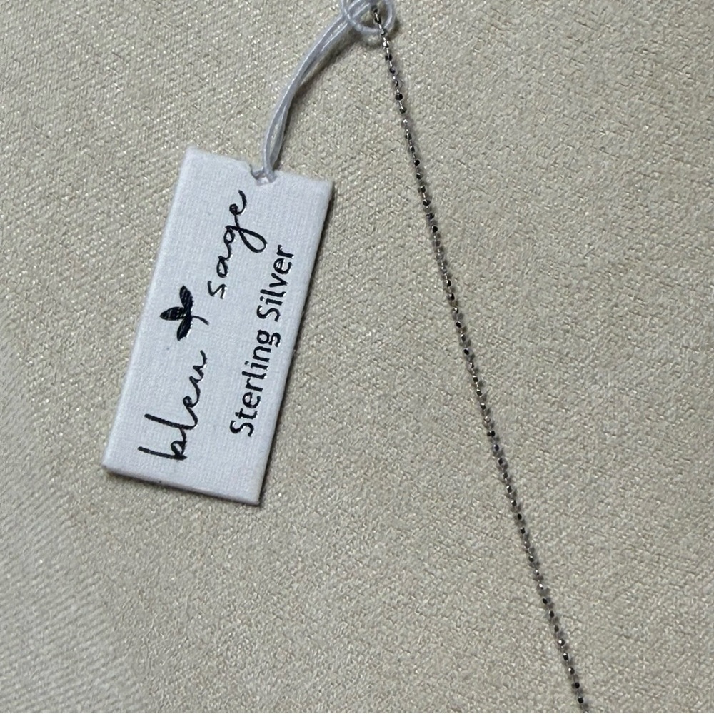 BLEU SAGE Sterling Silver 925 Scissor Necklace CZ Lobster Clasp Hairdresser Gift - Picture 4 of 9
